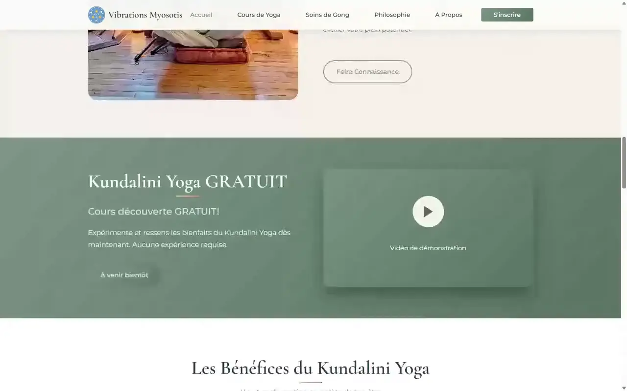 Site de Vibrations Myosotis